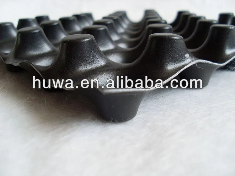 lightweight roofing materials HDPE double side Sheet dimple drainage board composite drainage board green roof drainage board