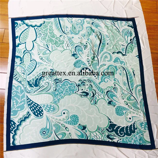 Hot selling design 12 Free Sample Digital Printing Custom Design 100% Silk Chiffon Fabric