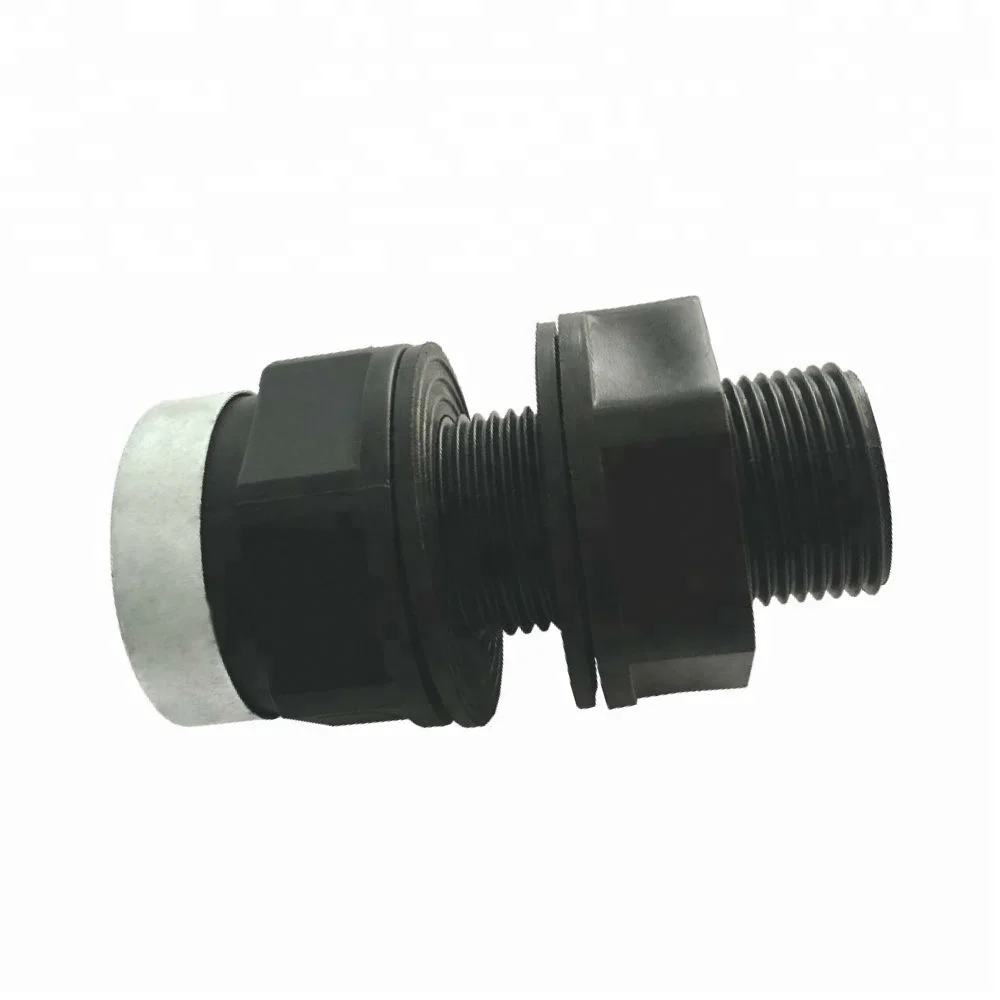 
high quality female and male connector for water tank pp pe pipe irrigation system fittings 