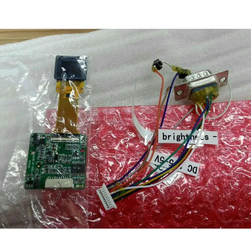 0.5' OLED micro display 1024x768 for night vision VGA driver board