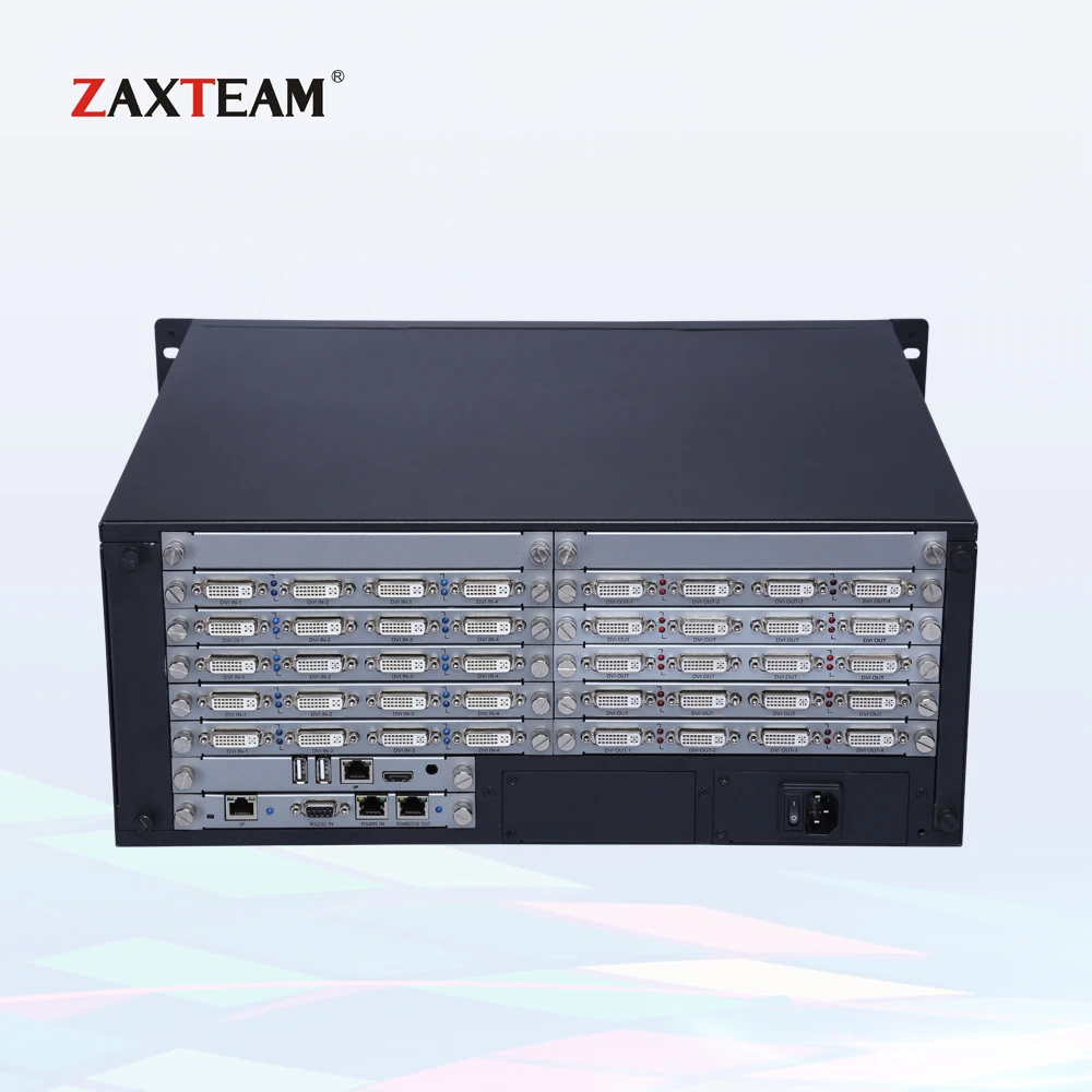 4x4 Multi-screen Video Wall Controller Supporting DVI VGA IP 4K Signal Sources