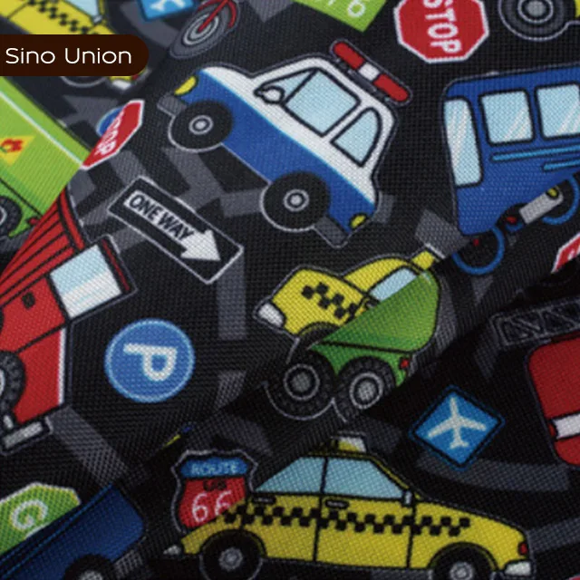 100 polyester printed PVC coated waterproof oxford fabric patterns for bags