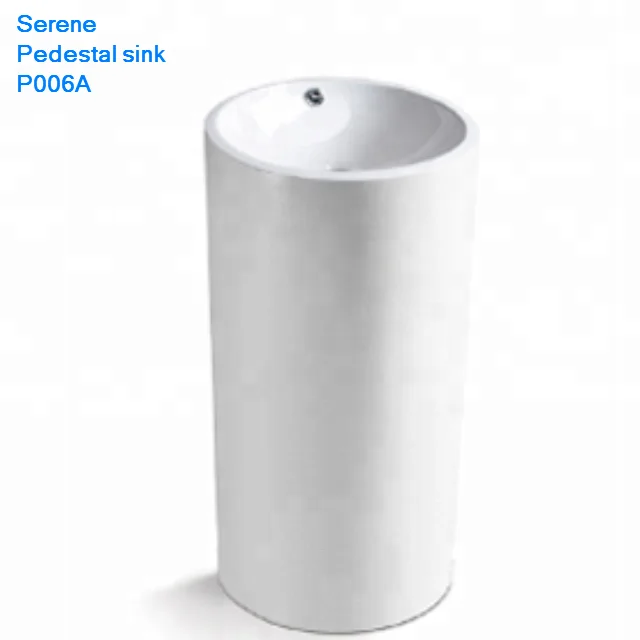 square artificial stone bathroom wash basin lavatory pedestal washing sink