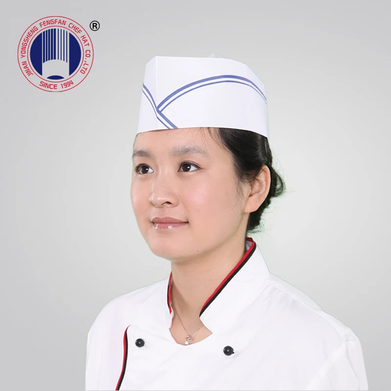 Disposable paper forage cap chef hat kitchen cooking hat paper cap