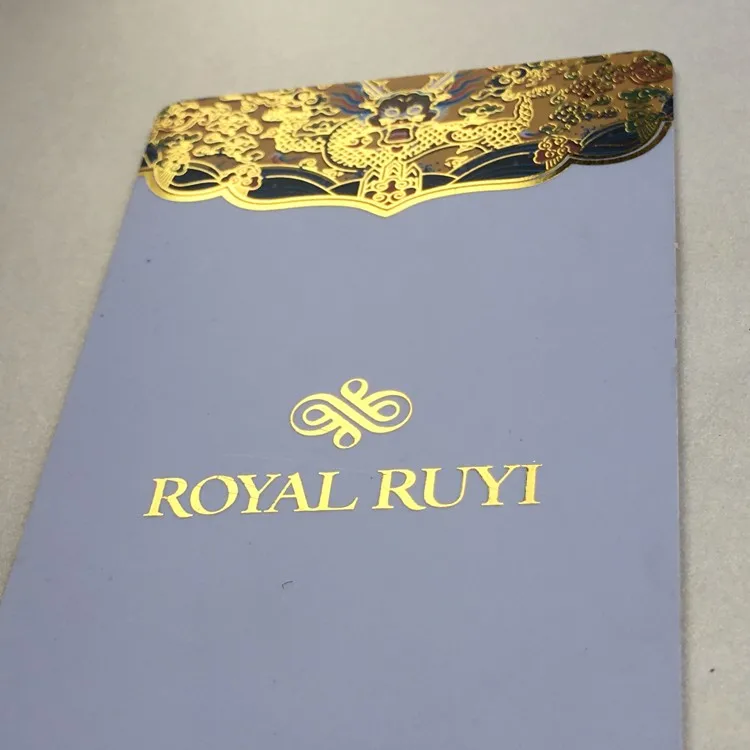Cheap programmable Plastic pvc VIP Card gold foil stamp RFID Name Membership ID Card printing pvc Gift card with laser number