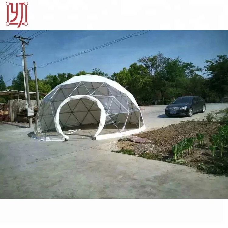 Yijin ПВХ ткани aminium frame 30 человек большой геодезический купол навес
