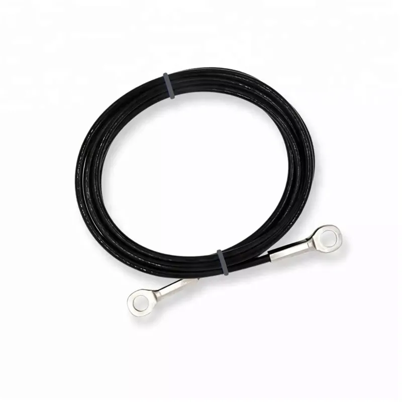 Good quality 5mm 3 meters gym wire rope heavy duty steel cable