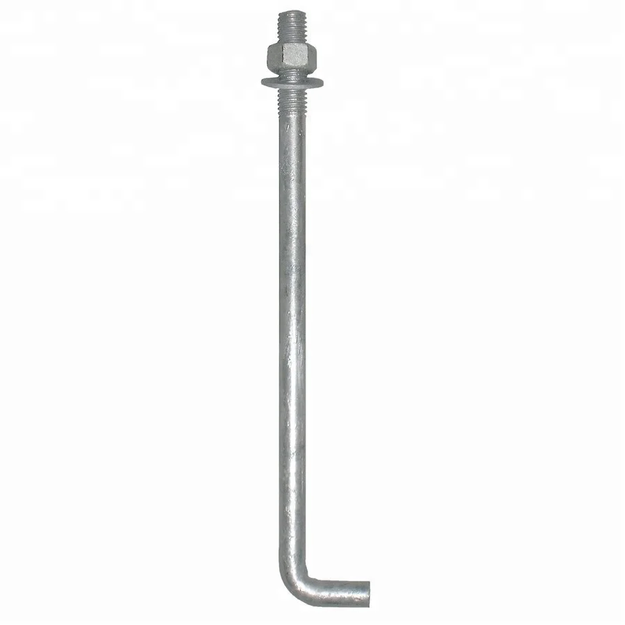 ASME B 18.31.5 Hook Bolts Right Angle Bend L shaped Foundation Anchor bolt