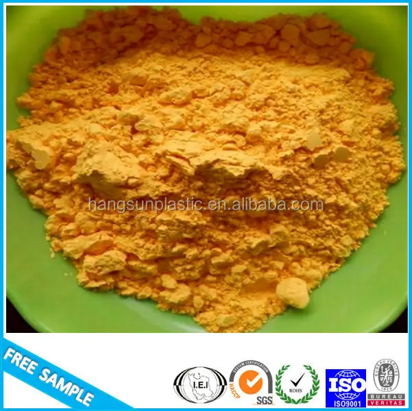 
Chemical ac7000 pvc blowing agent yellow powder 