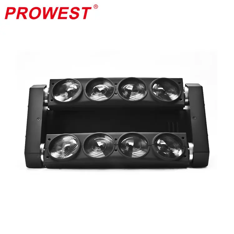 
Guangzhou Stage Pro Lighting 8x10w White LED Moving Head Beam LED Spider Light 