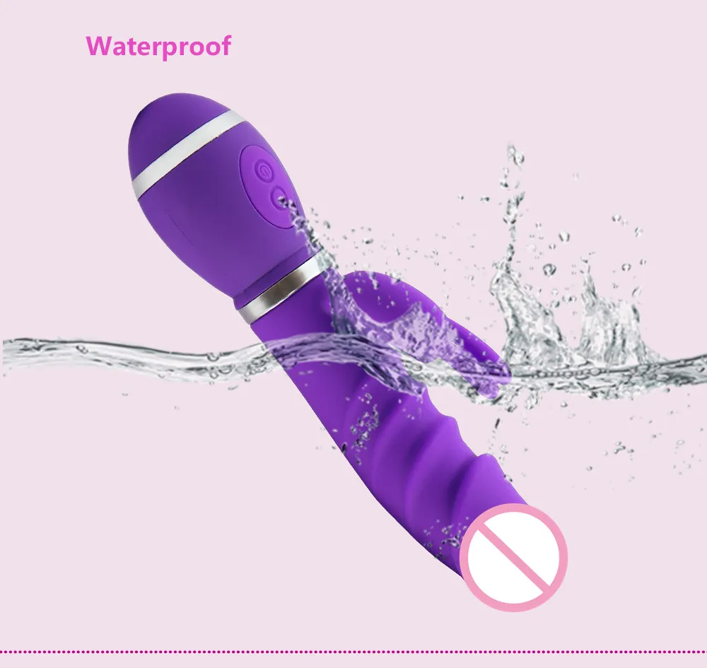 Electric Adult Sex Toy Girl Finger Thrusting Anal G Spot Old Woman Double Rabbit Penis Vibrator Big Realistic Dildo For Men