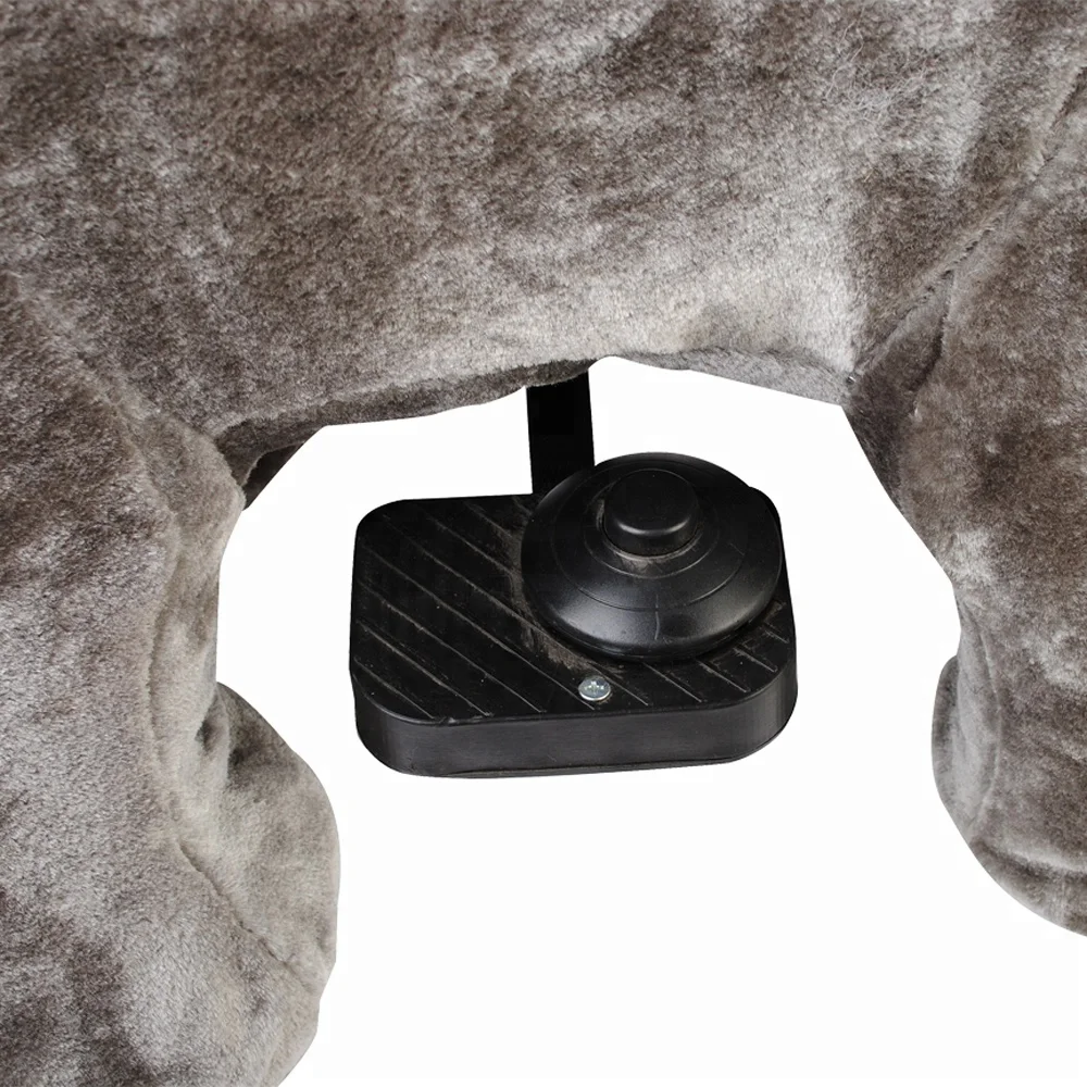 Cheap Elephant Plush Zoo Animal Electric Scooter