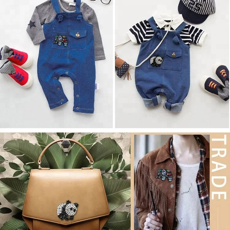 Alibaba New Arrival rhinestone bead iron on patches