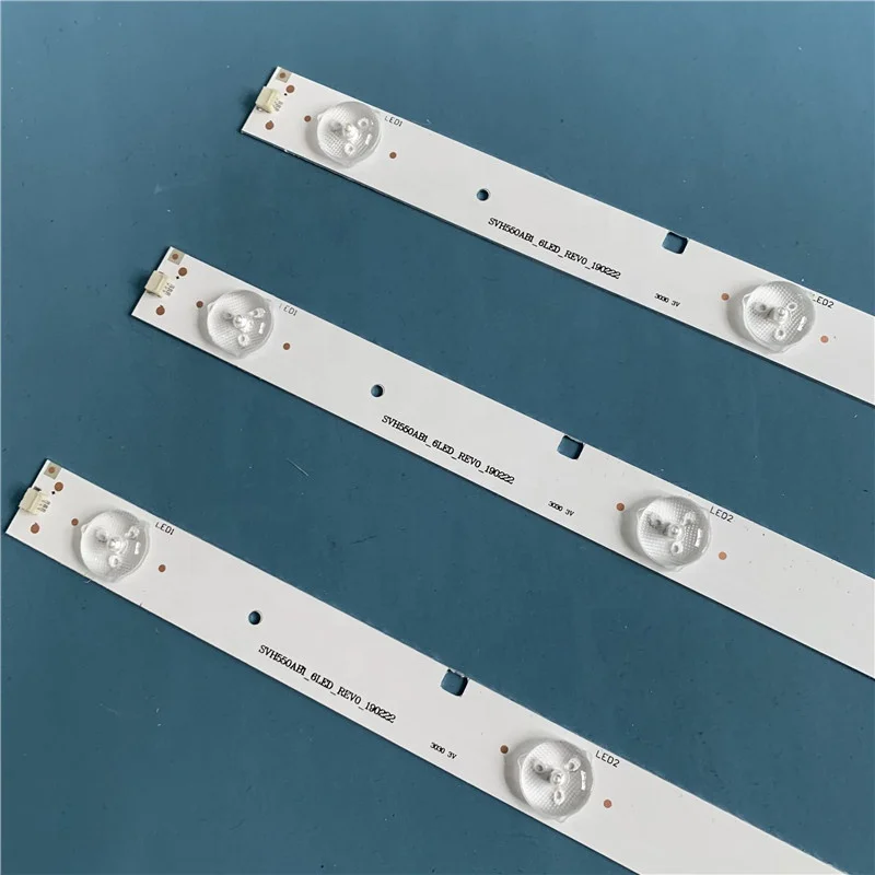 LED TV Backlight Strip for Hisense 55inch 6leds 3V LED55K20JD LED55EC290N LED55EC280JD LED55K220 SVH550AB1