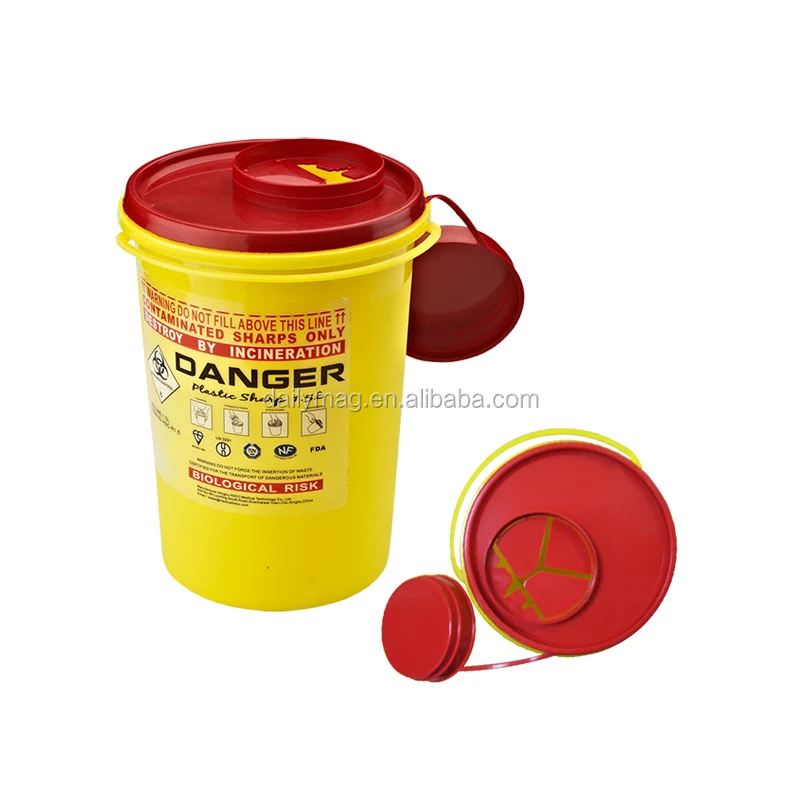 Wholesale Cheap Plastic sharps box 3 Lts Sharp Container Box Sharps Disposal Container