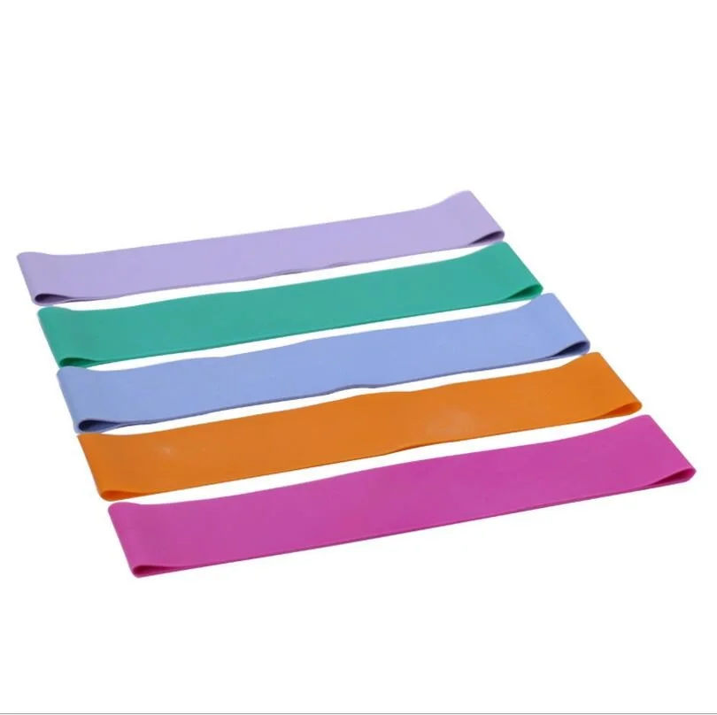 Настраиваемые градиентные цветные спортивные фитнес-тренировочные Эспандеры с напечатанным логотипом для йоги