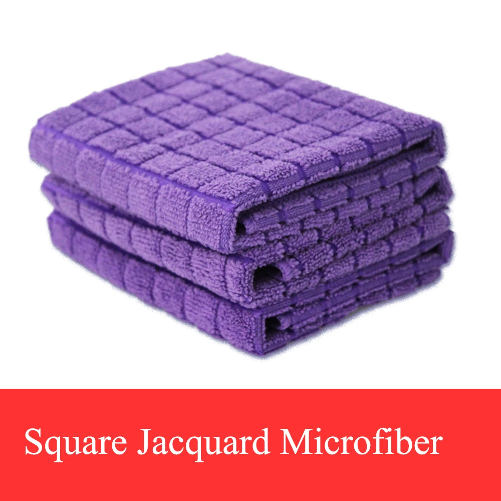 Household Clean Absorbent Wash Microfiber Kitchen Towel Cleaning Cloth