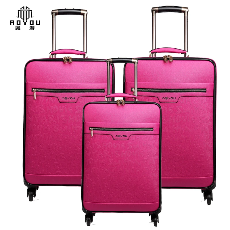 
3pcs 16/20/24 inch High Quality luggage sets luggage cover suitcase travel bags 