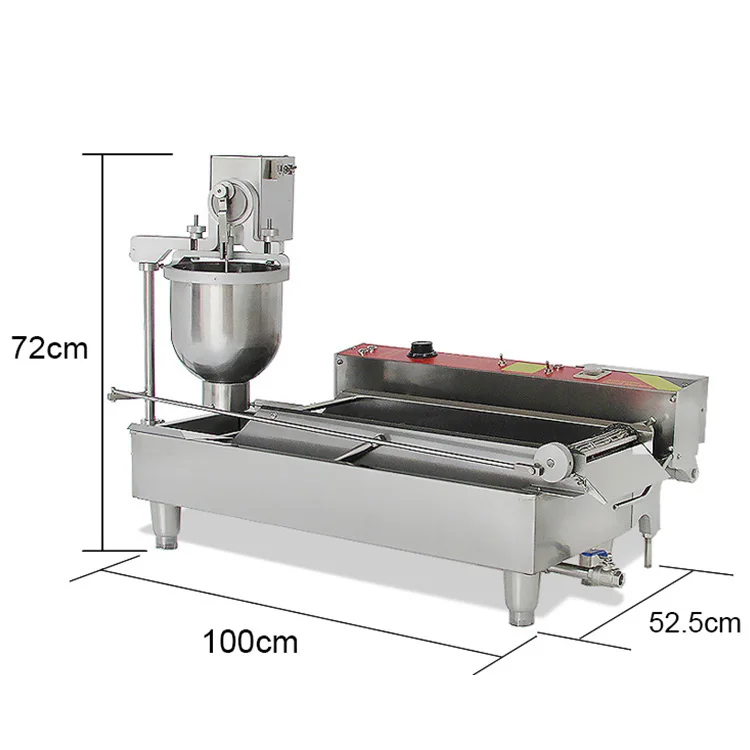 Автоматическая испанская Высококачественная машина для приготовления пончиков с большой выходной мощностью, с фритюрницей, мини-машина для приготовления пончиков