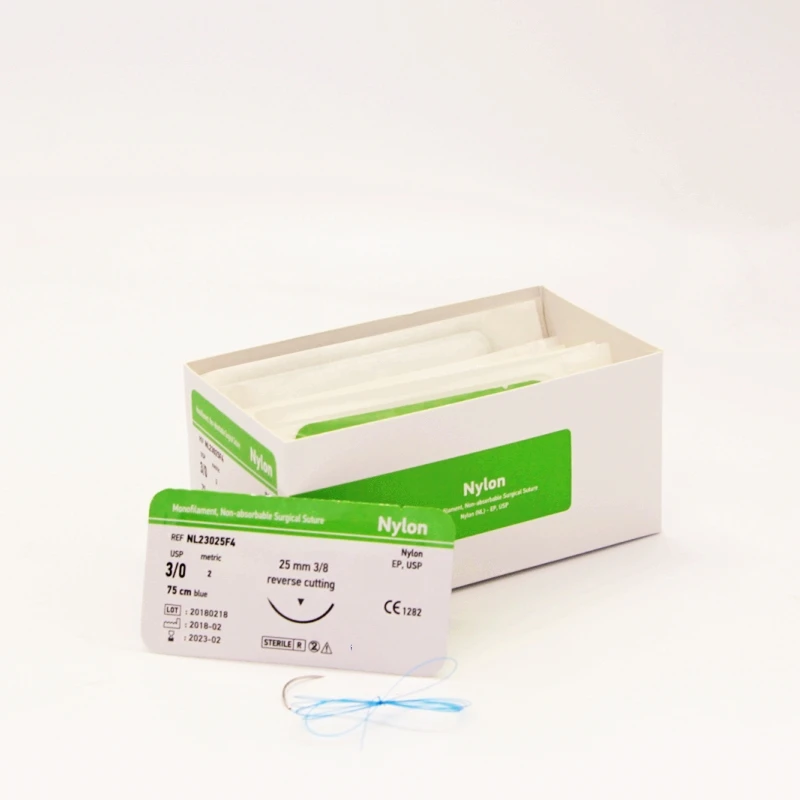 
Nylon Suture Monofilament Non Absorbable Surgical Sutures With Needle 