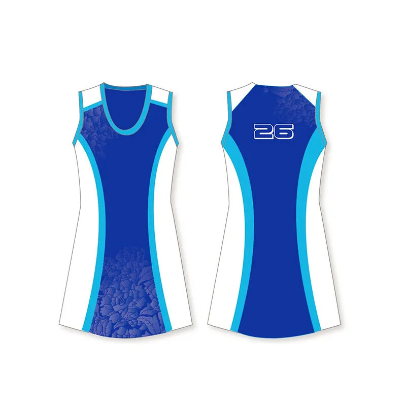 Coton Full sublimation custom netball dress women netball uniforms