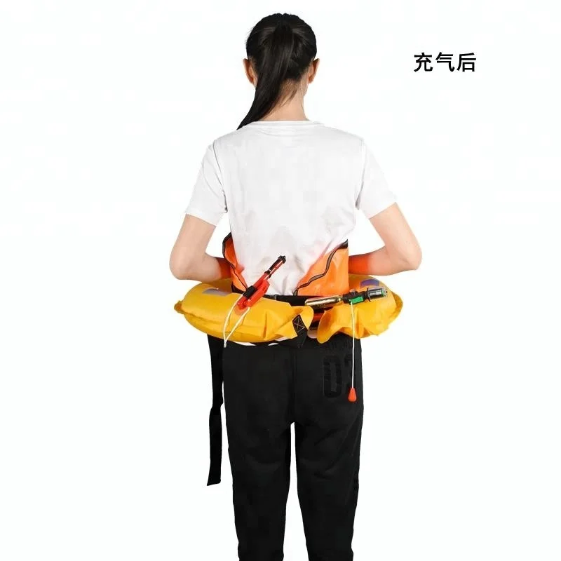 Durable oxford fabric pfd automatic inflatable life jackets for motorcycle surfing with CE approved