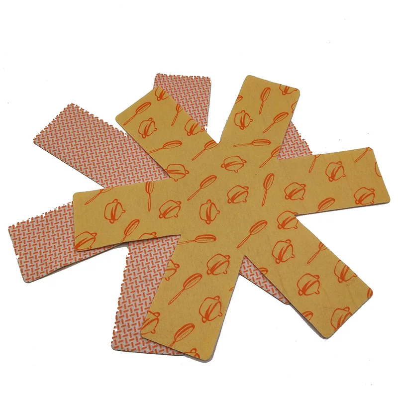 Fashion design flower polyester fiber needle punched Non Woven Fabric Pot Mat