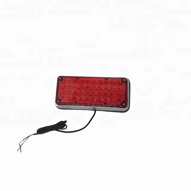 High Quality 7 X 3 Emergency Warning Grille Surface mount Hazard Light Low Profile Strobe Perimeter Red Led ambulance Light
