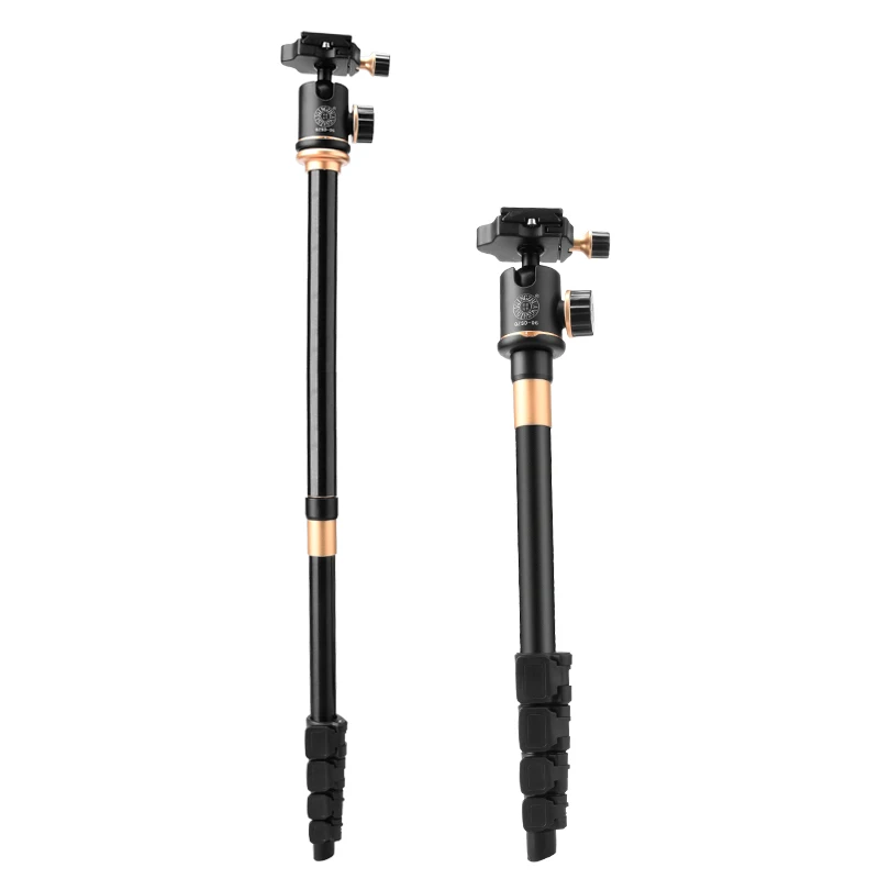 Штатив для камеры Q666BS, алюминиевый монопод с панорамной шаровой головкой, портативный штатив для цифровой зеркальной камеры