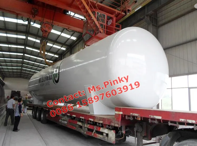 110cbm Propane Storage Tank LPG Tank and Dispenser Price