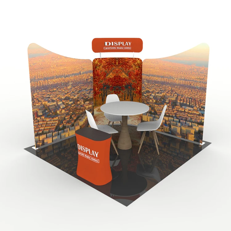 Hot sale new customized size display 3x3 exhibition booth solution