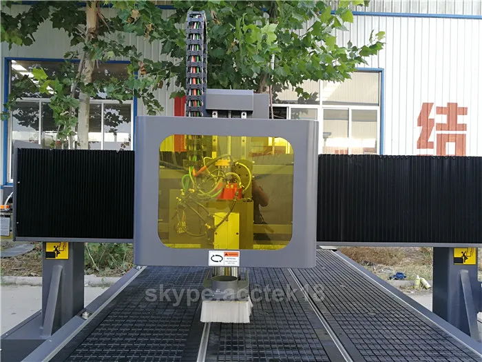 Taiwan Syntec 6MB ATC controller cnc wood wodking cutting machine 3D embrossment cnc etched router machine for door bed