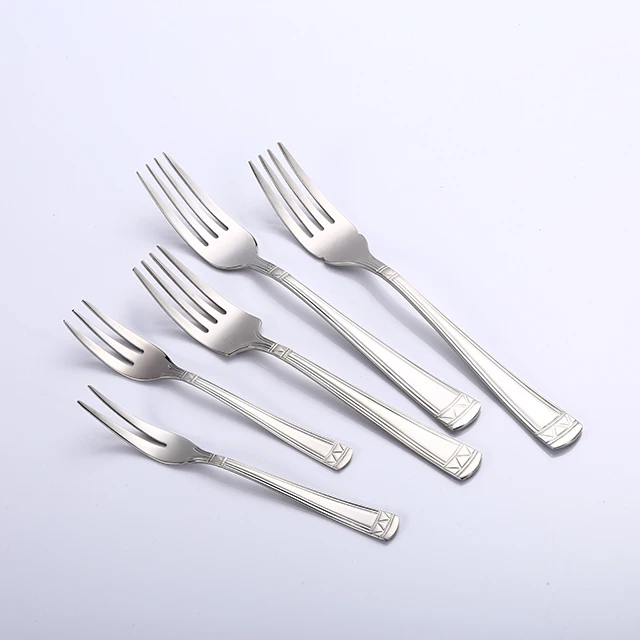 
Стильные вилки для столовых приборов из нержавеющей стали, вилки для столовых приборов с логотипом на заказ, вилки для столовых приборов высокого качества 