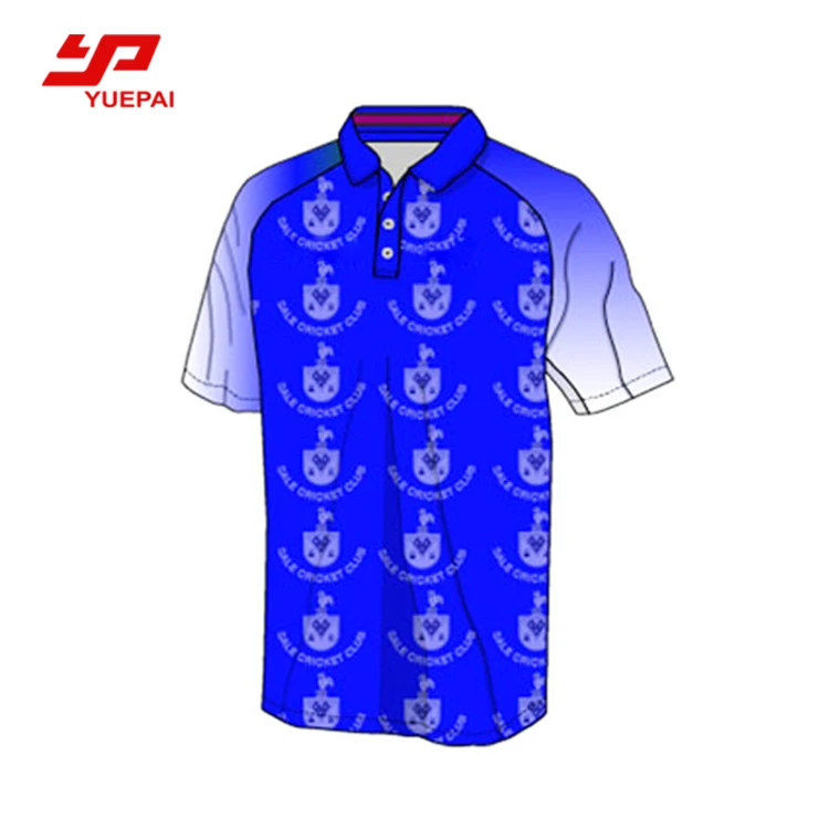Wholesale dye sublimation blank cricket shirt custom cricket jersey for team