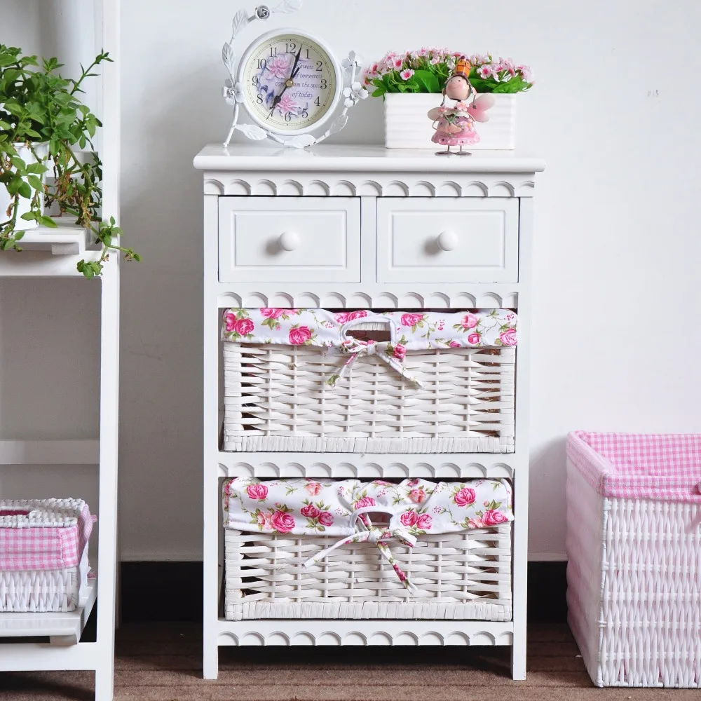 
Wholesale unfinished furniture wood corner cabinet European Rural brand locker Solid wood antique bedside table 