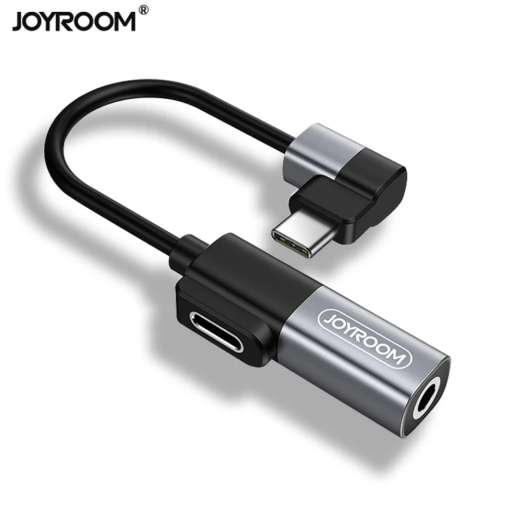 
Joyroom usb type c to type c charging port and 3.5mm Jack aux adapter splitter cable 