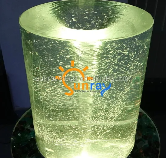 
2019 NEW H100cm Floor-standing LED Vortex tornado Bubble water fountain Fengshui Fountain 