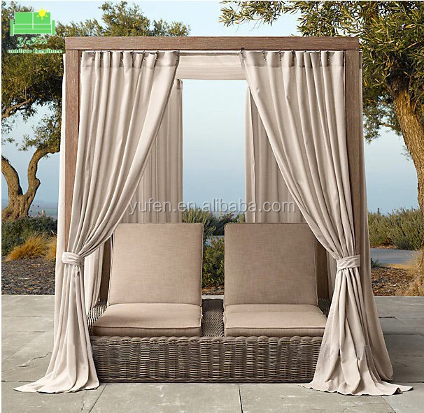 Rattan garden furniture sun lounger tents gazebo outdoor