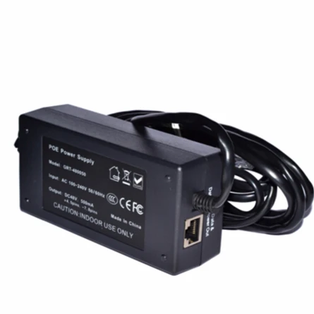 48 Вт пассивный Инжектор poe 48 В 1A RJ45 адаптер с кабелем AC и LAN Ethernet переключатель wifi AP источник питания