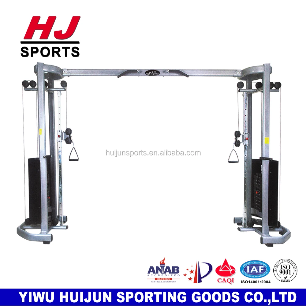HJ-B079 Strength Fitness Equipment Deluxe Commercial Gym adjustable Cable Crossover