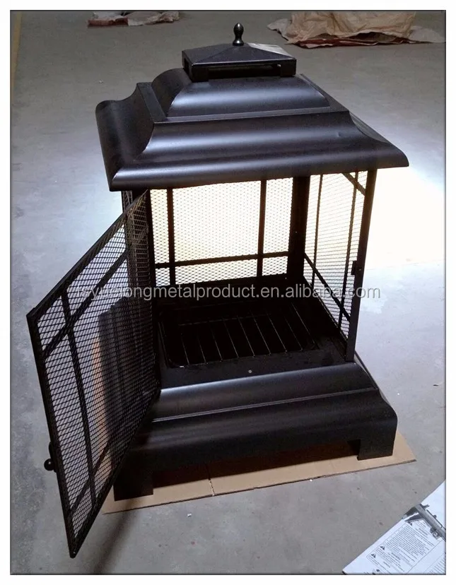 Garden patio metal outdoor  fire pit bowl wood burning portable smokeless Backyard Balcony brazier stove fireplace