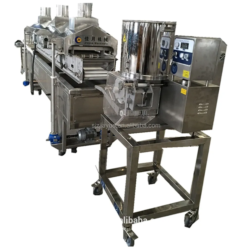 
Continuous Oil Fryer For Hamburger 