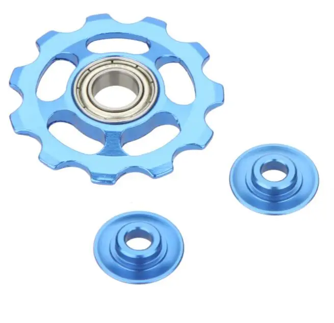 
Hot 11 T Aluminium Fiets Achterderailleur Neuswiel Road Mtb Leidrol Spanrol Fiets Deel Fietsaccessoires 