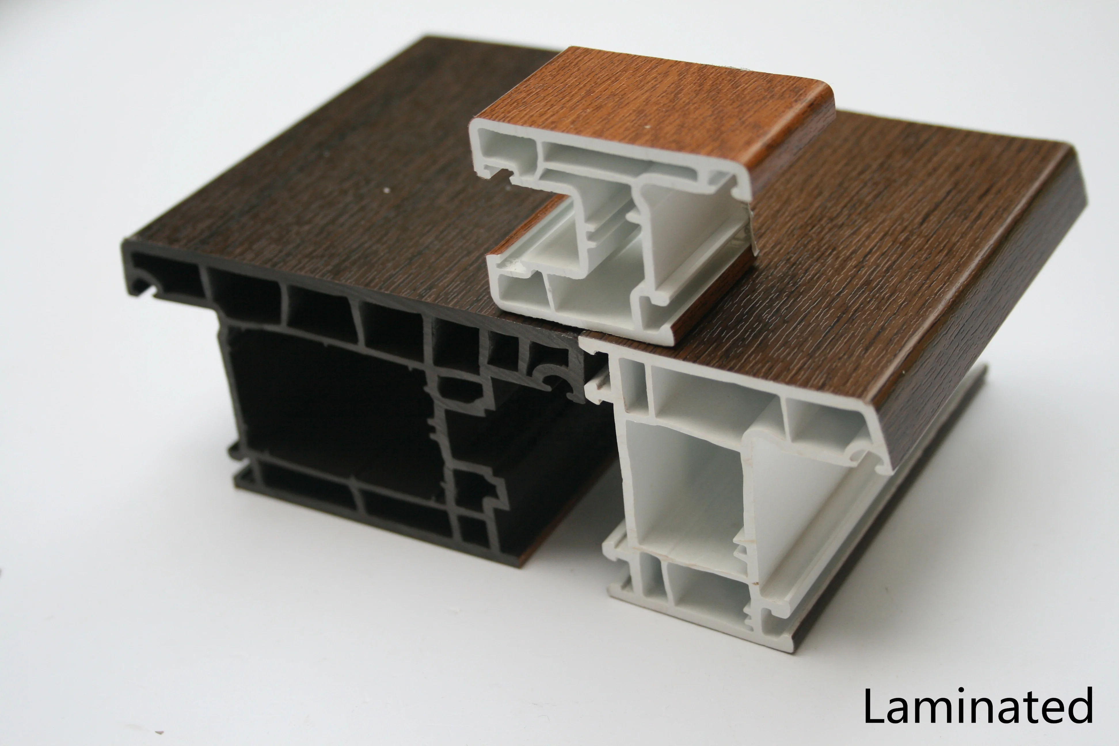 Huazhijie upvc profile pvc profile for window and door