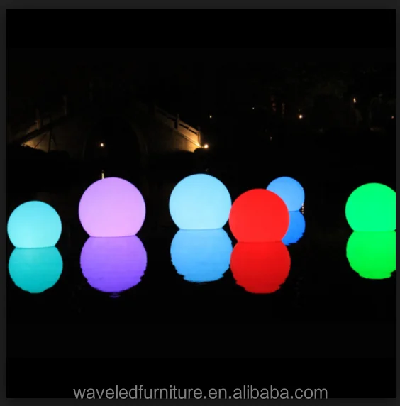 decoration light ball Waterproof floating led swimming pool wedding light ball