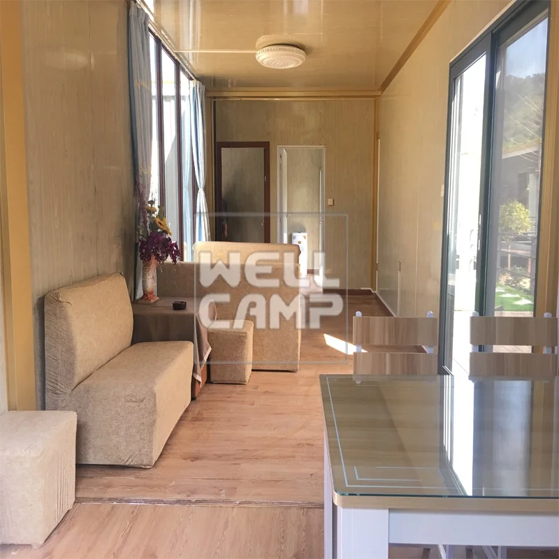 Renting apartment container house in America  modern living prefabricated container homes