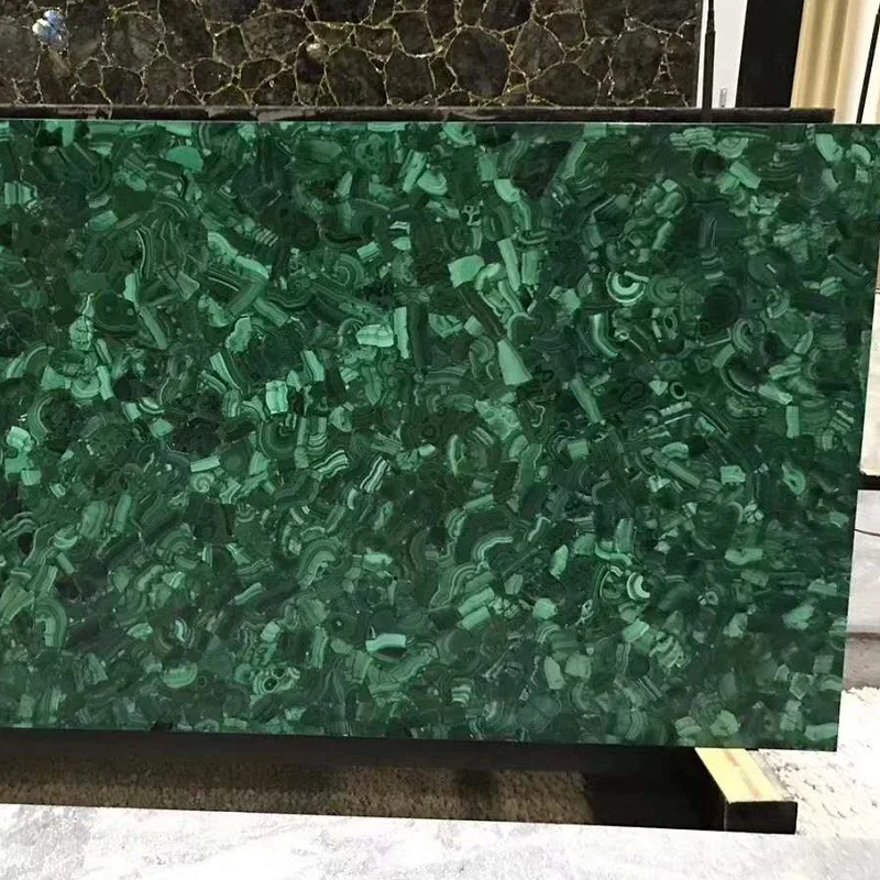 
Good quality Malachite slab for interior decoration 