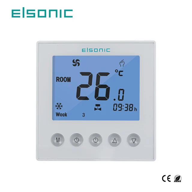 5+2days weekly programmable thermostat central air conditioner temperature controller remote control