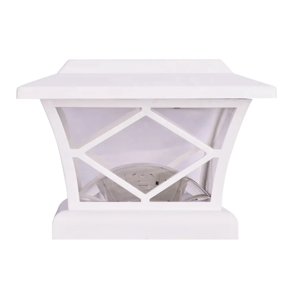 Pfosten Solar led post light 5 inch 4x4 white fence post solar light,garden fence solar light,outdoor solar fence light
