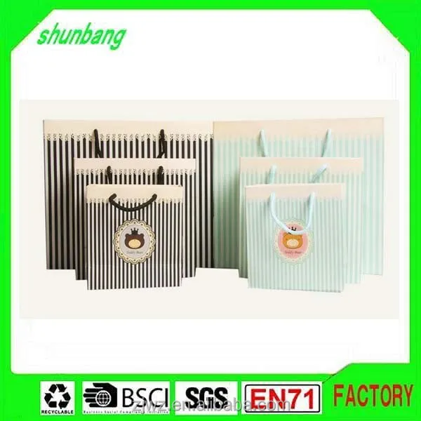 2015 медведь шаблон черный бумажный мешок для упаковки игрушки код тн вэд